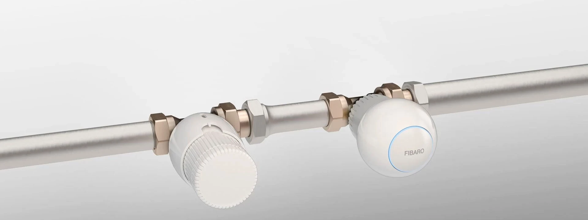 Termostatska glava Fibaro FGT-001 ZW5 Z-Wave, bela