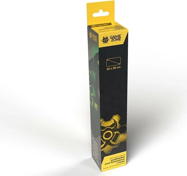 Podloga za miško Tracer GameZone Hexy3, plastična, za igralce, črna