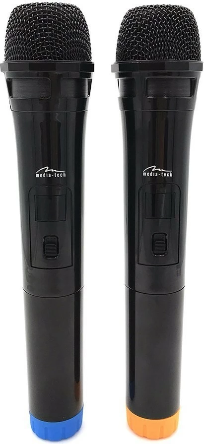 Brezžični set dveh mikrofov za karaoke Media-Tech Accent Pro MT395, 2 kosa, črn