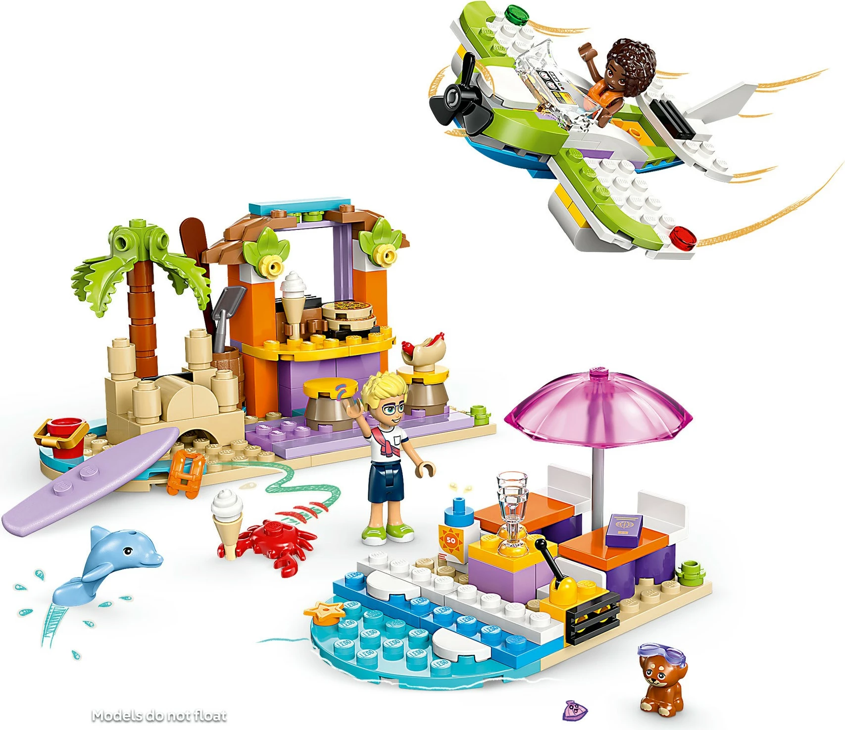 Kreativni komplet za sestavljanje v kovčku, LEGO Friends 42672, 188 delov, večbarvno
