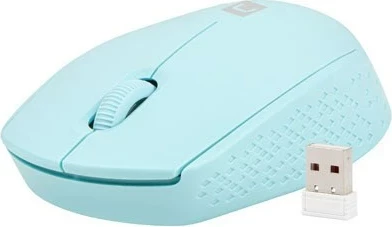 Brezžični miš NATEC STORK, Bluetooth in USB Type-A, 1600 DPI, moder