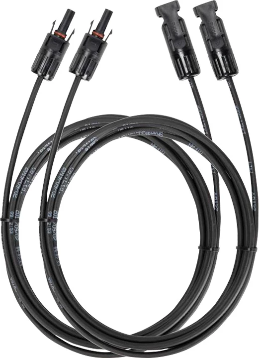 Podaljšek za sončne panele MC4, 3 m, črn, EcoFlow