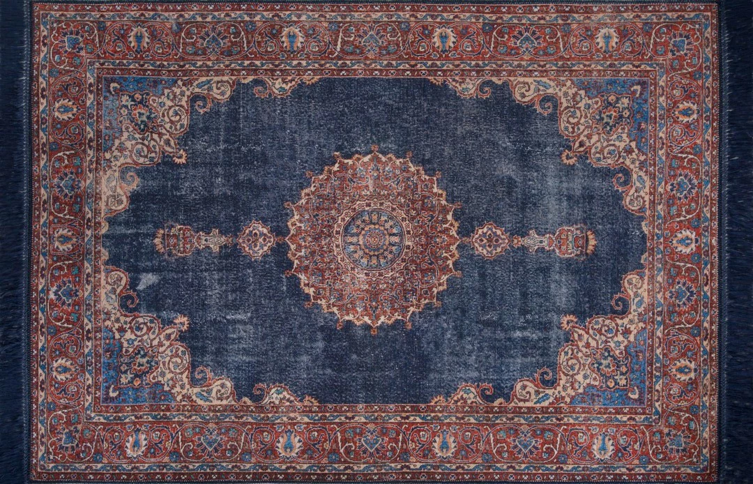 Preproga (210 x 310) Conceptum Hypnose, Blues Chenille - temno modra AL 87