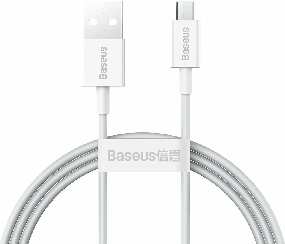 Kabel USB-A na micro USB, 1 m, bel Baseus Superior CAMYS-02