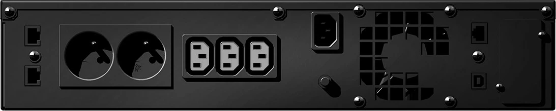 Naprava za neprekinjeno napajanje EVER INLINE RT XL 850VA, ohišje rack/tower, črn