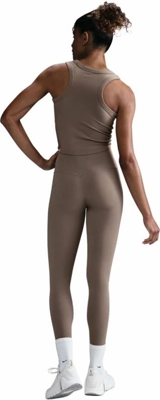 Kratka športna majica za ženske Nike, bež