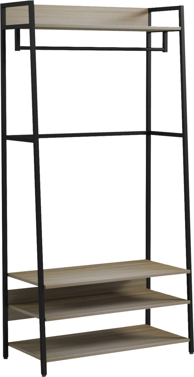 Pohištvo za predsobo/odprta garderobna omara Aranja FH18084 kovina-melamin 84x40x169H cm.