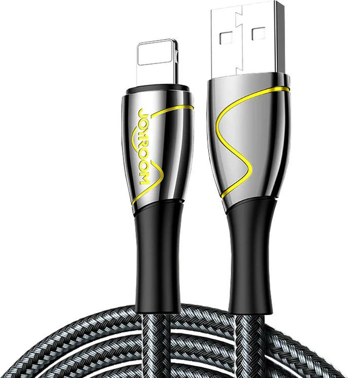 USB na Lightning kabel, 2 m, 2,4 A, črn Joyroom S-2030K6