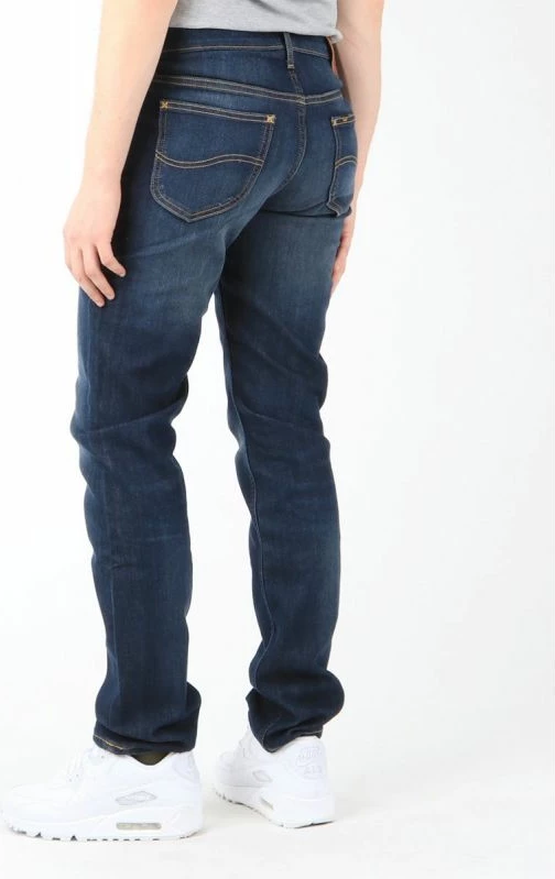 Ozke jeans hlače Lee, modre