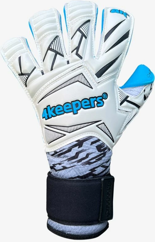 Rokavice za vratarja 4Keepers, bele in modre, moške