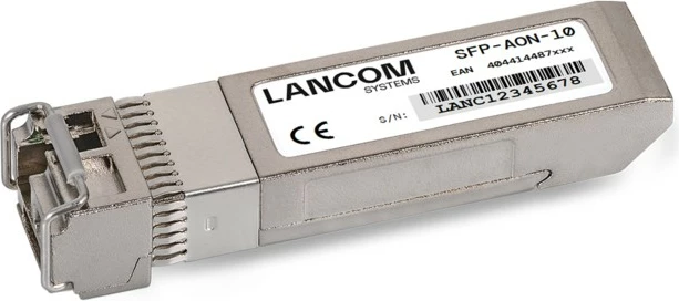 SFP modul, 10 G, LC (UPC), 9/125 µm, BX20-U, 3 m, LANCOM SFP-AON-10, jekleno sive barve