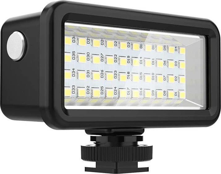 Potapljaška LED luč Puluz PU631B, 40 LED, IPX8, 2500 mAh, črna