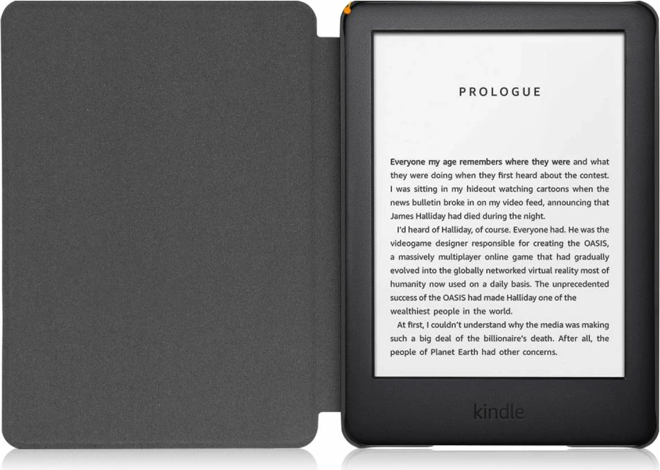 Zaščitni ovitek za Amazon Kindle 11" (2022), moder s cvetovi sakura, Tech-Protect SmartCase