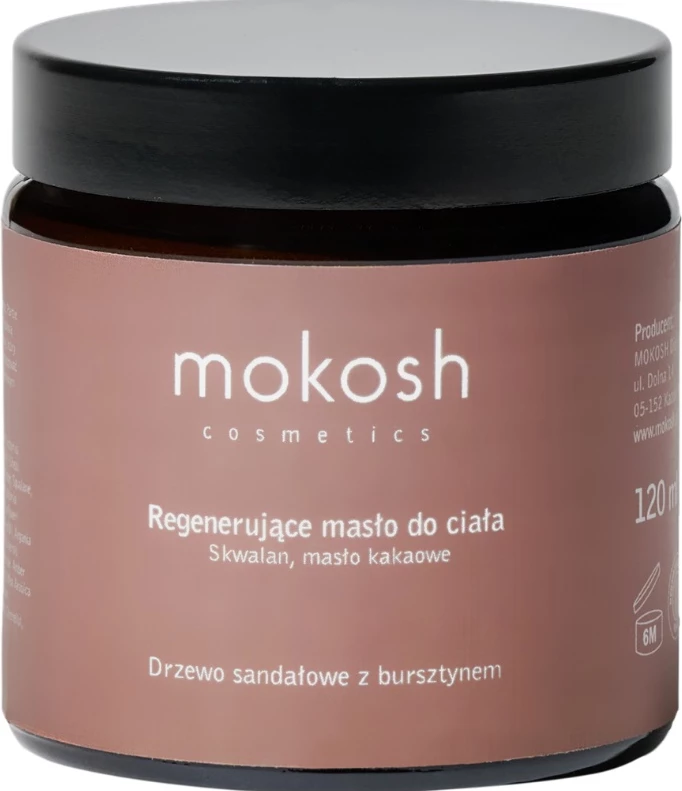 Maslo za telo Sandalwood z jantarjem, za ženske, 120 ml, Mokosh
