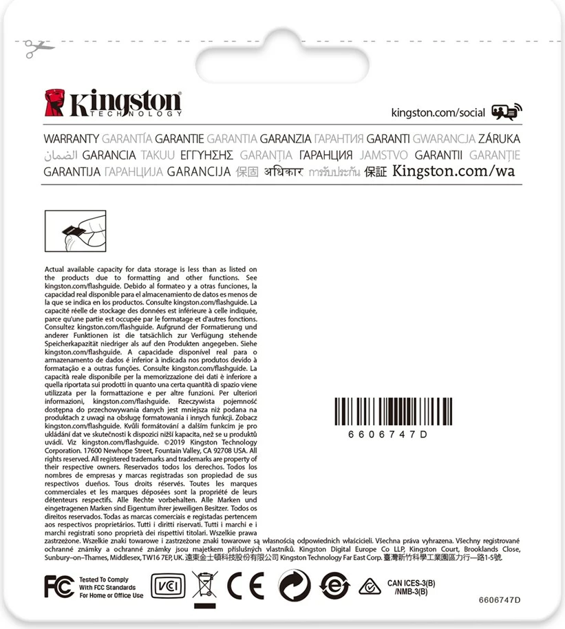 Visoko vzdržljiva microSD kartica Kingston, 32 GB