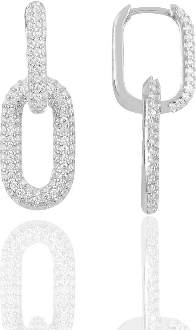 Viseči uhani iz srebra Jumeon, SGTL12113, srebrni