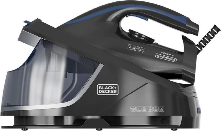 Parni likalnik BLACK+DECKER BXSS2800E, 2800 W, 1,5 L, črn