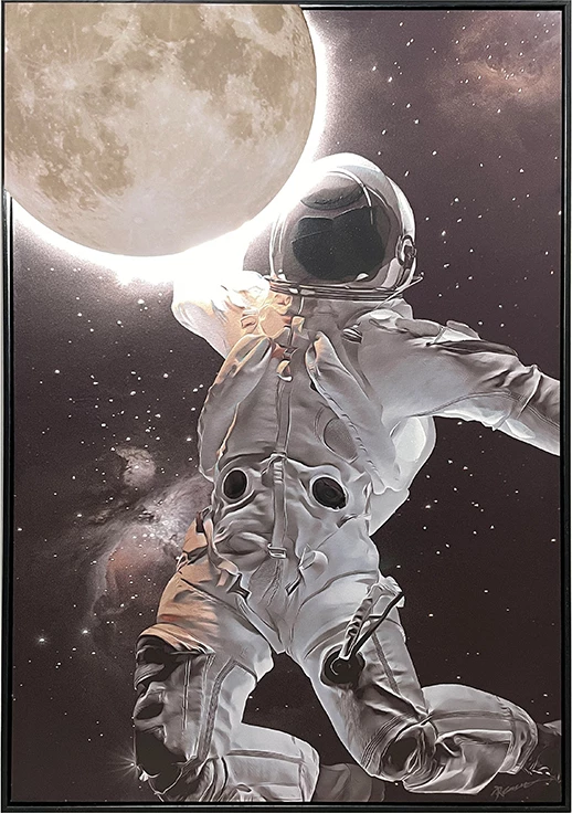 Slikano na platnu z okvirjem Mallo Inart, 70x3,5x100 cm