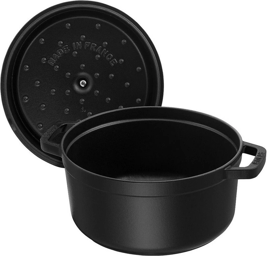 Pekače in posoda za kuhanje Staub La Cocotte 3,8 L, litega železa, črn