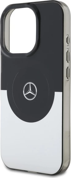 Ovitek Double Layer BiColor MagSafe za iPhone 16 Pro, srebrn, Mercedes