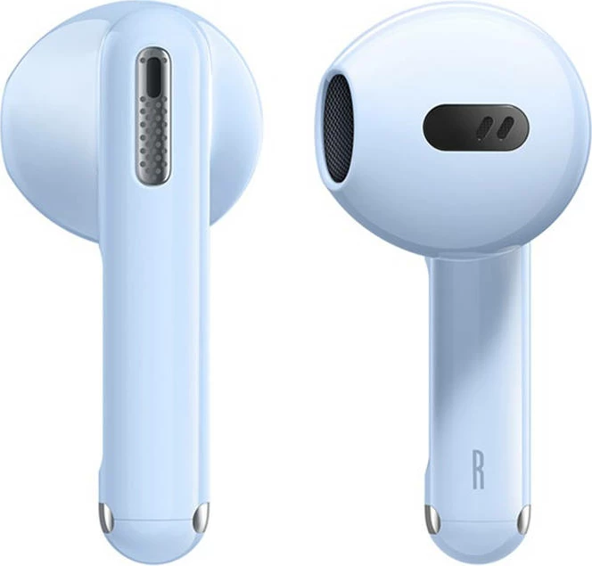 Slušalke TWS, Bluetooth 5.3, ANC, 6,5 h/30 h, USB‑C, Baseus Bowie WX5, modre