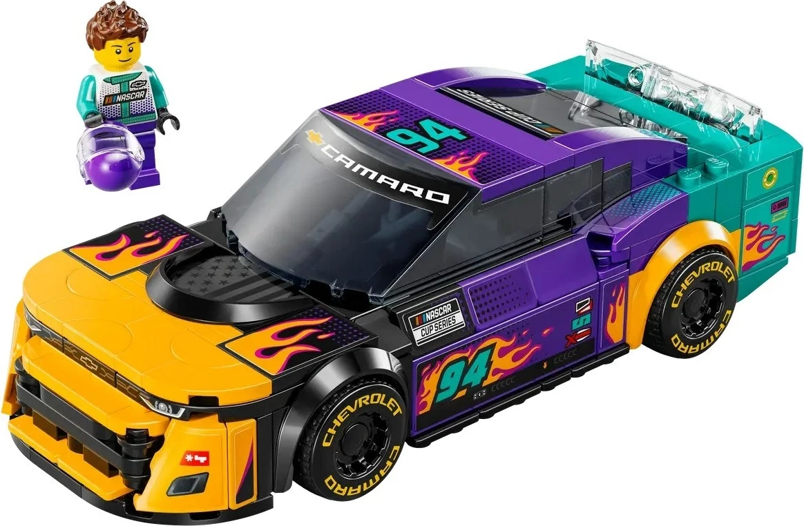 Set SPEED CHAMPIONS NASCAR Next Gen Chevrolet Camaro ZL1, LEGO 76935