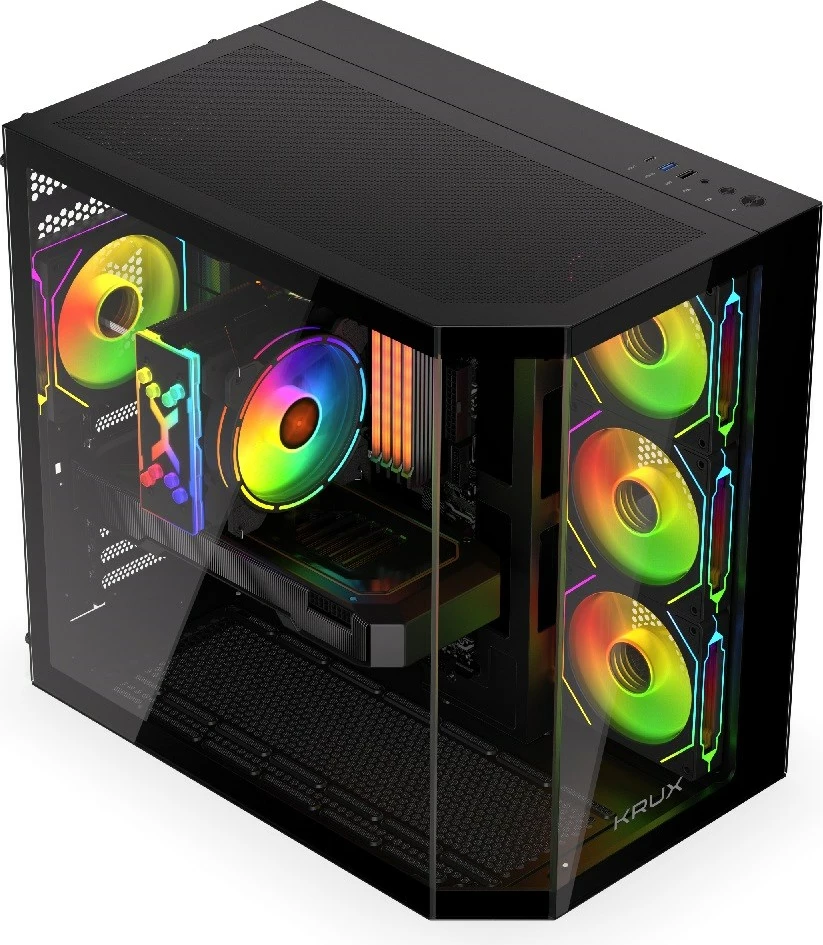 Ohišje KRUX Empero KRXD010 za računalnik, črno
