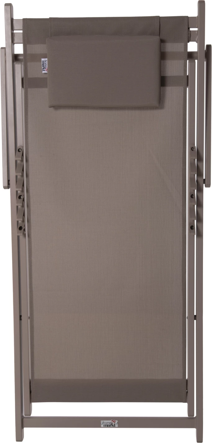 Profesionalni ležalnik KEA FH5076.03 aluminij in textilene v barvi šampanjca 59,5x102,5x94Hcm