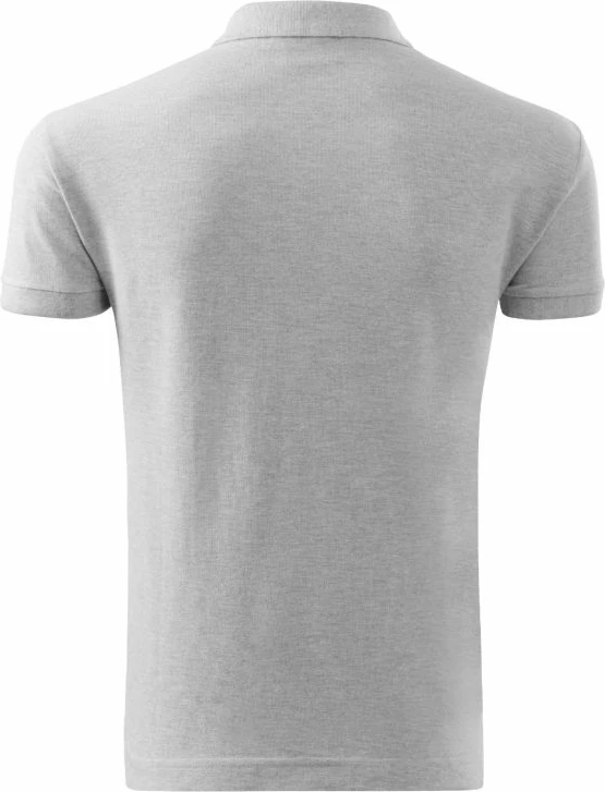 Polo majica Malfini za moške, svetlo siva