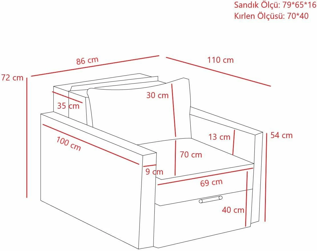 Enosedalna kavč-postelja, Atelier del Sofa Saros, siva