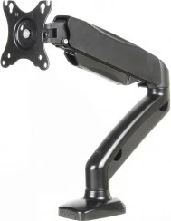 Namizni nosilec za monitor, 27" ART L-15GD, kovina, črn