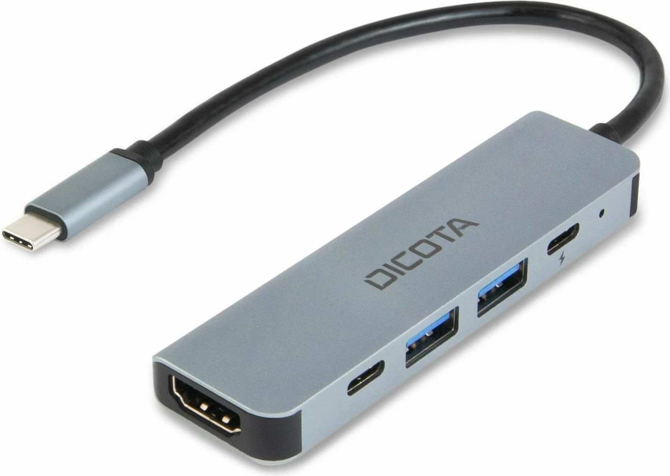 Docking postaja z USB Type-C, HDMI, 100 W, srebrna DICOTA D32060