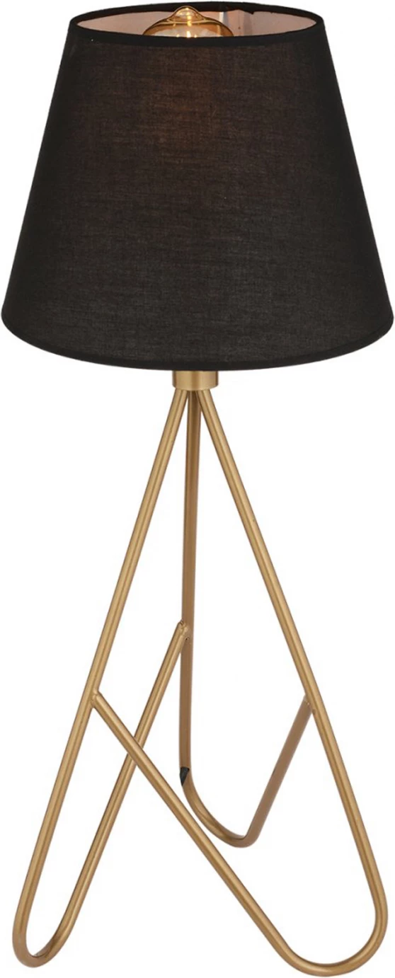 Kovinska namizna svetilka zlato črna FH7567.02 24x60 cm