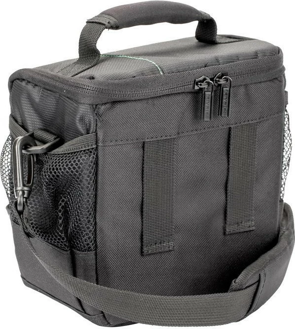 Torba za kamero Green Mantis RIVACASE 7420, 4 pregrade, črno/zelena