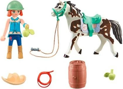 Set s konji Playmobil Horses of Waterfall 71358 Ellie in Sawdust, z dodatki, za otroke