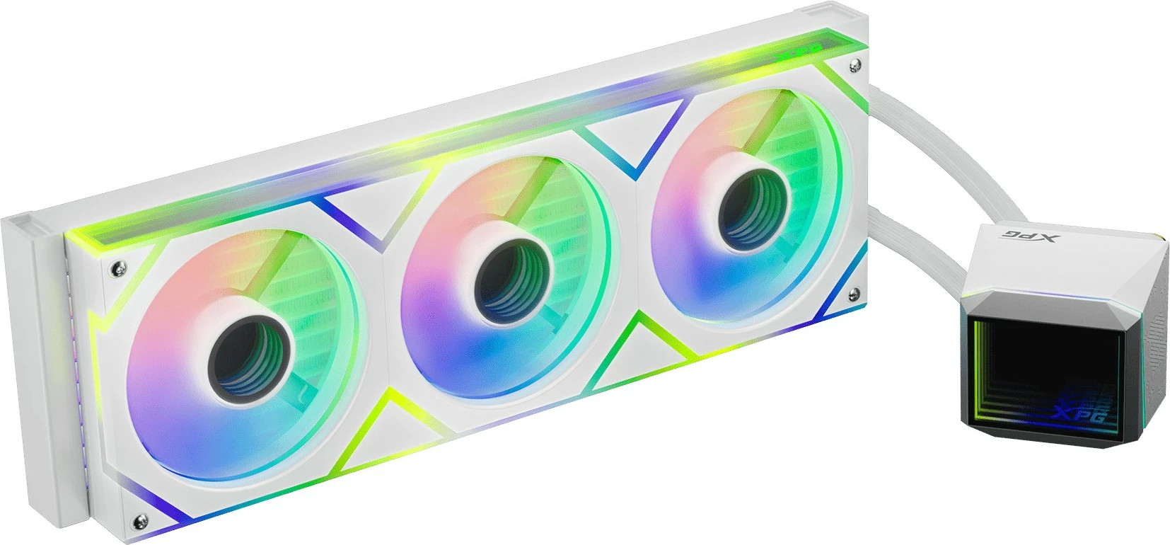 Hladilni sistem z vodo XPG LEVANTE II 360, 3 ventilatorji 12 cm, bel
