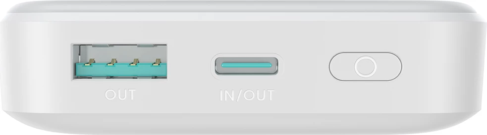 Powerbank 10000 mAh, 20 W, MagSafe in Qi, Joyroom JR-W020, USB-C/USB-A, 2 vrata, kabel USB-C 0,25 m, bel