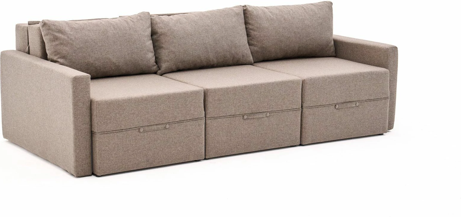 Trosed s posteljo, Atelier del Sofa Saros, rjav