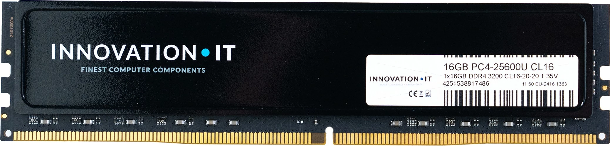 RAM pomnilnik 3200 MHz, 16 GB, CL16, z radiatorjem Innovation IT