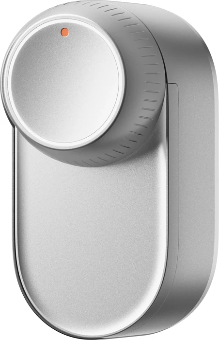 Pametna ključavnica za vrata SwitchBot Lock Ultra W5600000S, Wi‑Fi + Bluetooth, HomeKit/Google/Alexa/IFTTT, srebrna