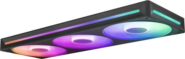RGB ventilatorji za računalniško ohišje NZXT F360 Core, 3x120 mm, črni