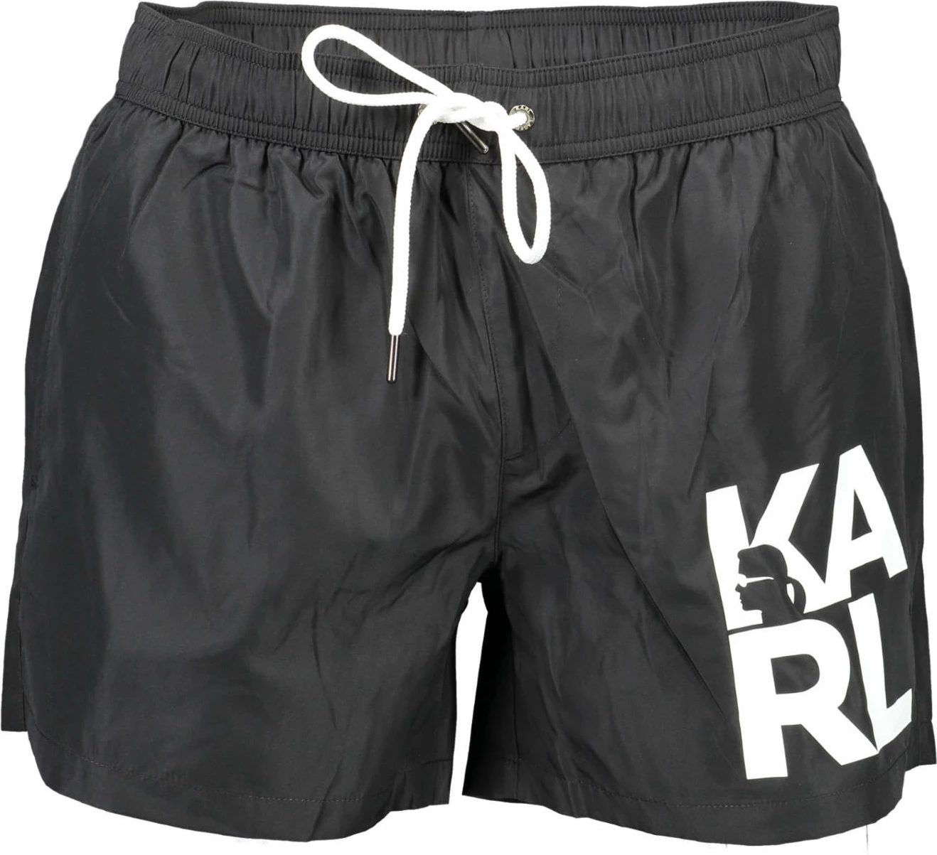 Plavalne kratke hlače KARL LAGERFELD BEACHWEAR, črne