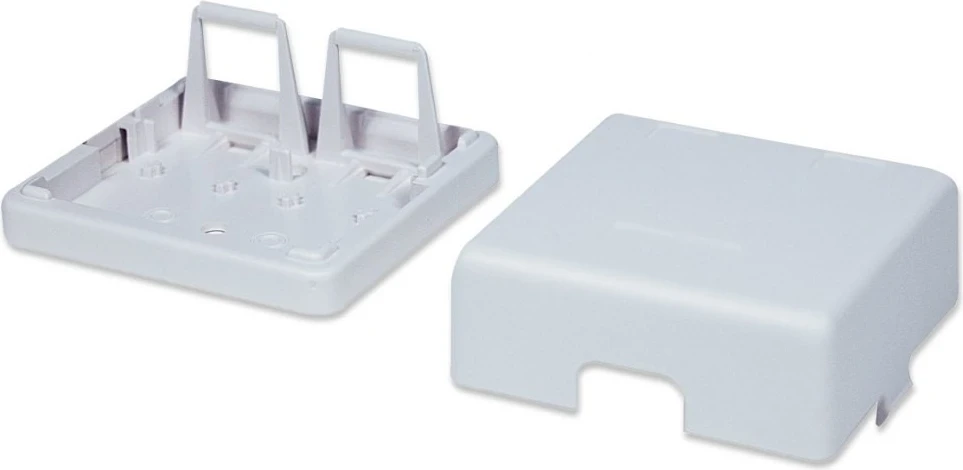 Ohišje za površinsko montažo za Keystone Jack, Intellinet 162852, 2-portno, belo