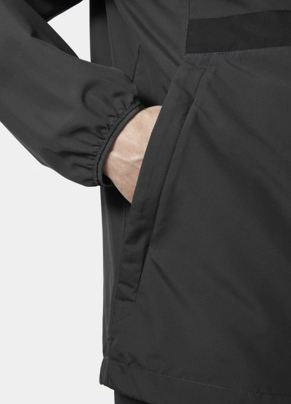 Vetrovka Salt Stripe za moške, Helly Hansen, črna