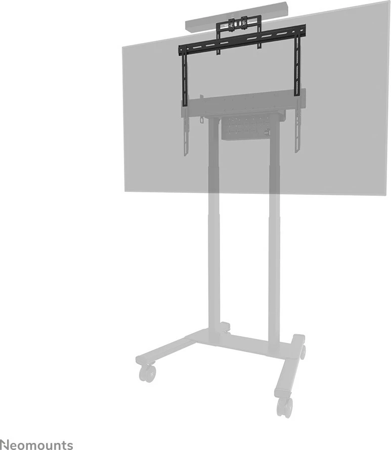 Univerzalni nosilec za videobar 43", Newstar AV2-500BL, VESA 200x200–800x600, 10 kg, črn