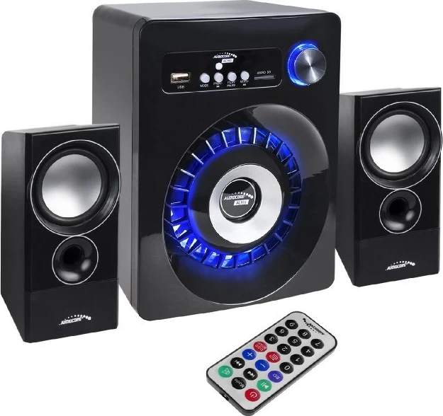 Set zvočnikov Audiocore AC910, 10 W, PC / prenosnik, Bluetooth, črn