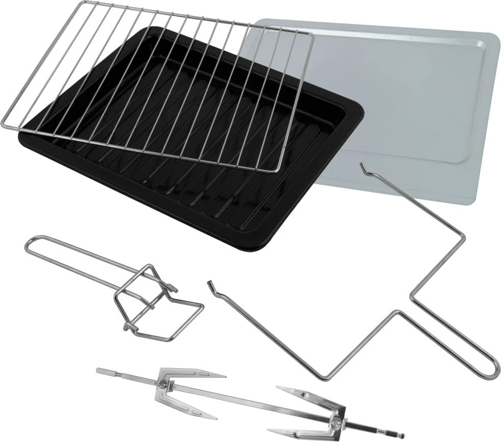 Mini pečica z ventilacijo in vrtljivo palico Esperanza EKO006N, 25 L, 1600 W, črna