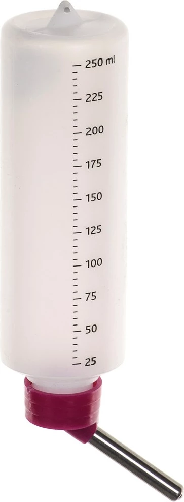 Filtrirana steklenica za vodo za hišne ljubljenčke Trixie, 0,25 L, rožnata