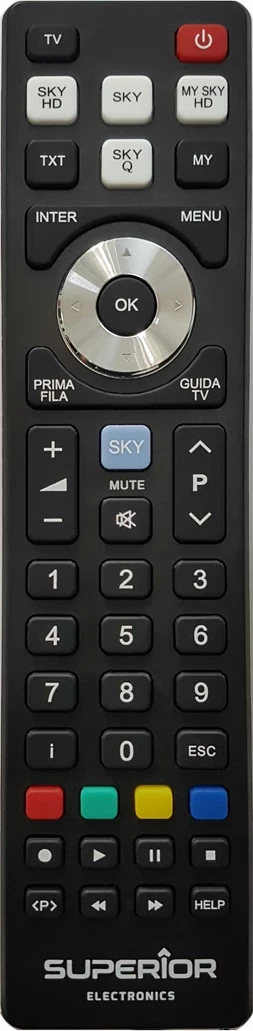 Univerzalni daljinski upravljalnik za dekoderje SKY, SKY HD, MYSKY HD, SKY Q Superior Electronics