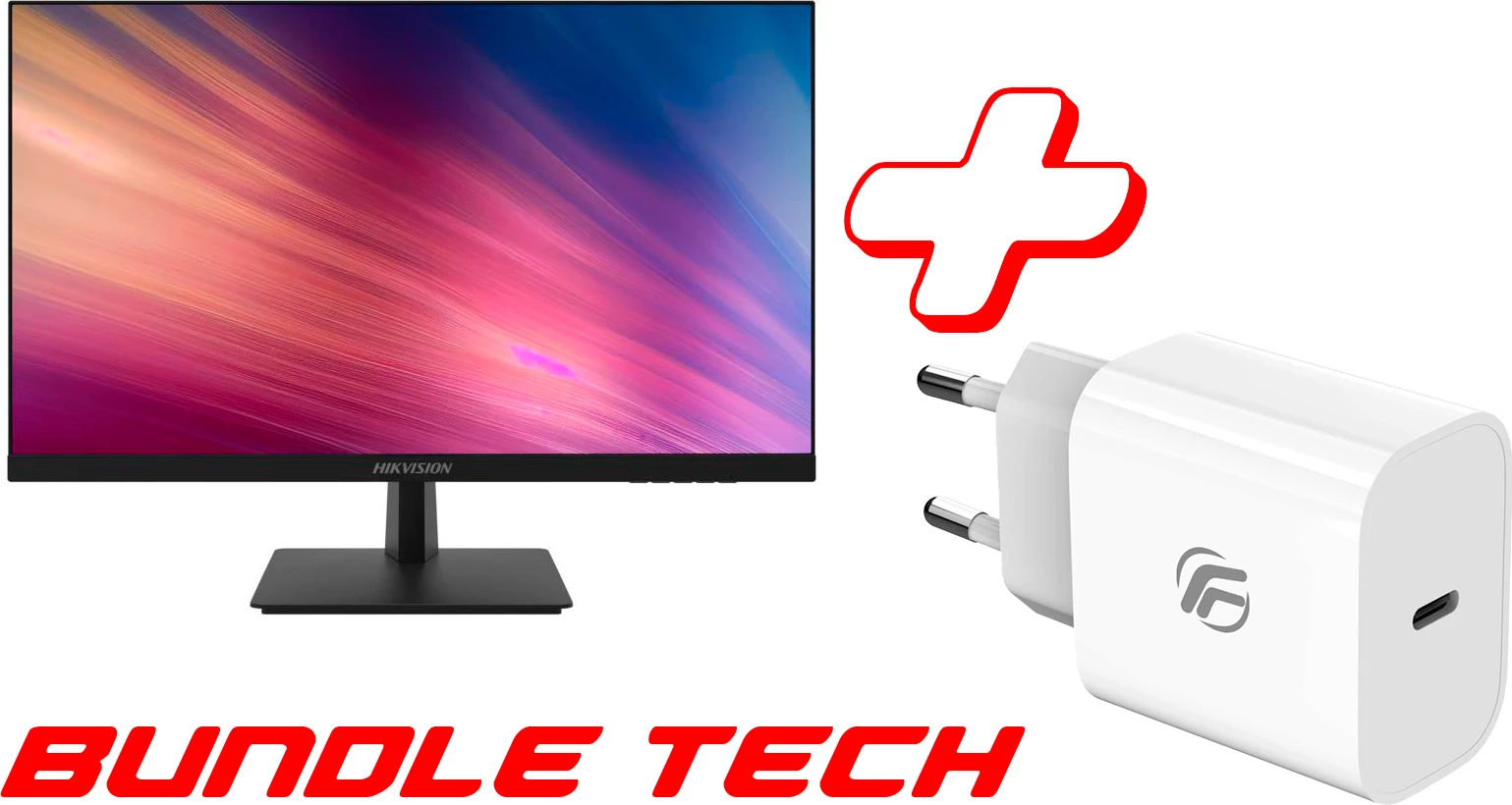 27-palčni monitor Hikvision DS-D5027FN01 + polnilec Fenner Tech 20 W USB-C